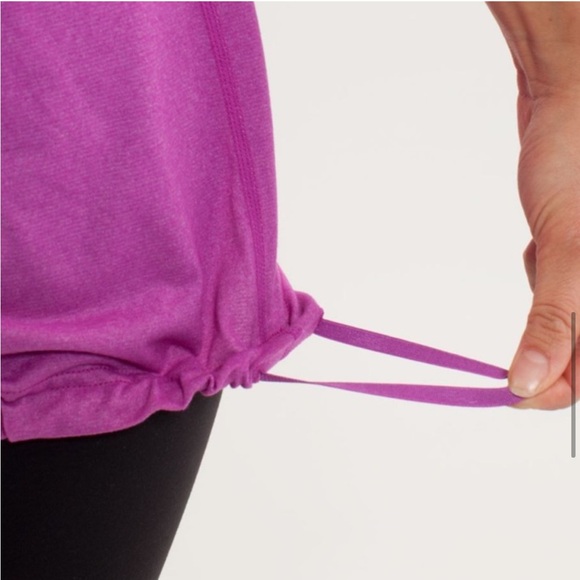 Lululemon Debut Tank Heathered Ultra Violet / Ultra Violet Size 4 - Picture 3 of 10